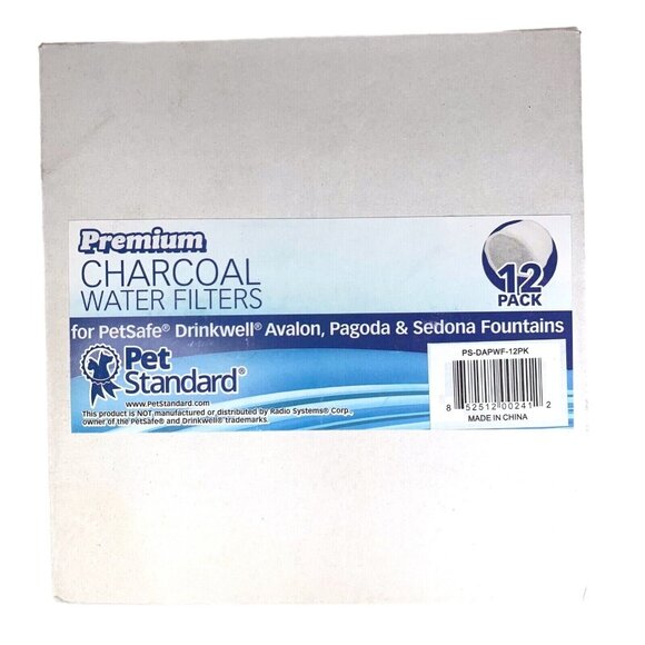 NEW Qty 12 PetSafe Drinkwell Carbon Filters #6 for Avalon Sedona Pagoda Fountain - Picture 1 of 3